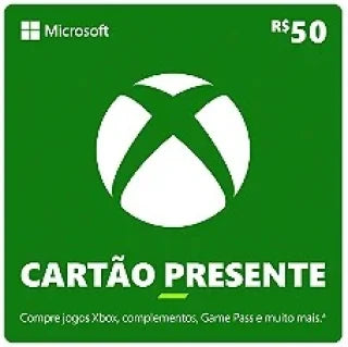Cartão-Presente Xbox R$ 50
